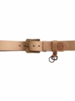 Leather Eat Dust Belt Natural