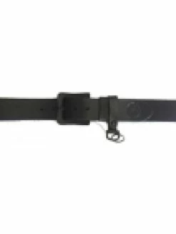 Leather Eat Dust Belt Black