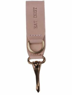 Eat Dust Key Fob Natural Leather