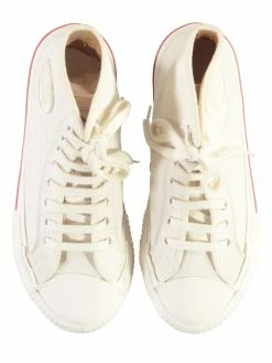 Eat Dust Canvas Sneakers High Ecru -Eat Dust shop basket ecru front f036d595 3de1 4661 9f08 b71c518c6b24 1400x