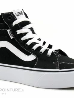 Vans FILMORE Hi Pla Canvas Black - Basket Montante Plateforme
