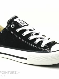 Victoria 06550 Noir - Basket Basse Toile Noire