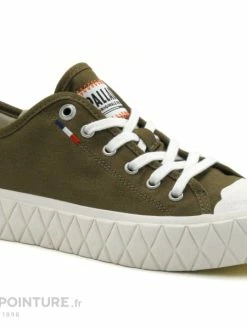 Palladium PALLA ACE CANVAS Olive 77014-307 - Basket Basse Femme