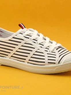 Les Tropéziennes M.Belarbi Tropeziennes CANDLE Blanc 23425 - Tennis Lacet Femme