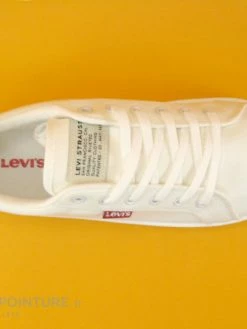 Levi's Levis MALIBU 2-0 Blanc - 234198 - Basket Toile Blanche -Eat Dust shop cd24607c73b9e66c561f35ea11d5d5ef img 9257.jpg 170623