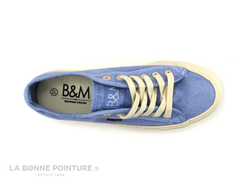 B Et M Banana Moon - RIME Nouveau Bleu - Basket Femme Bleu Ciel 8 B Et M Banana Moon - RIME Nouveau Bleu - Basket Femme Bleu Ciel – Image 6